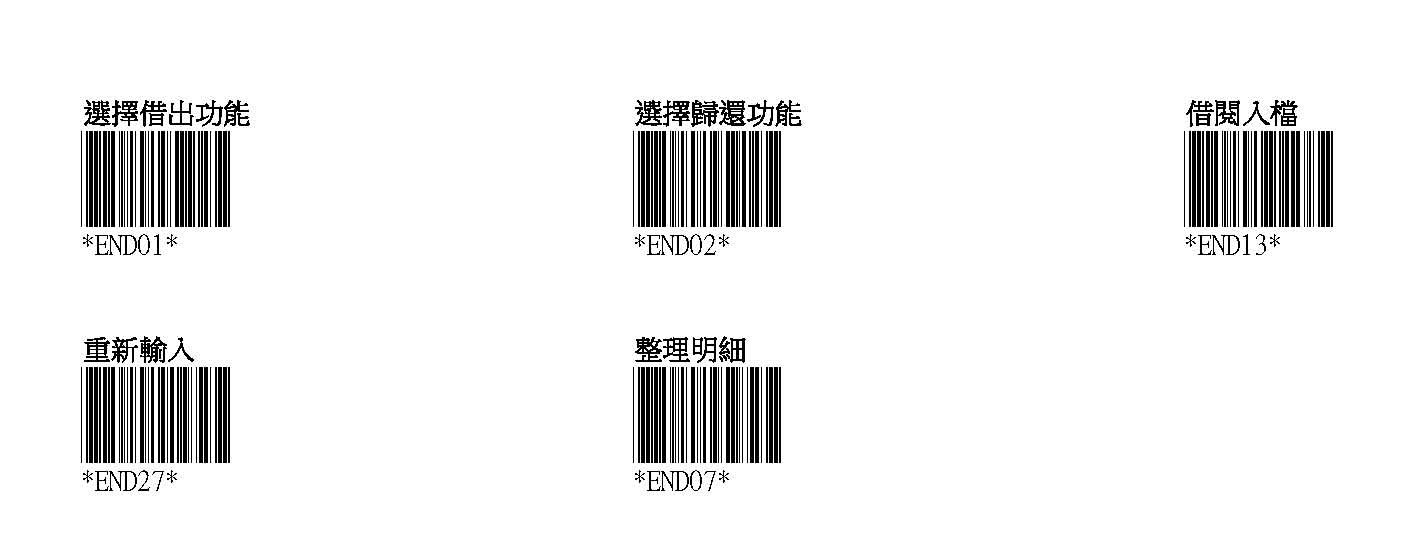 列印條碼掃描小標籤-掃描器控制圖書借還操作-完全不需要碰觸滑鼠鍵盤-普大軟體