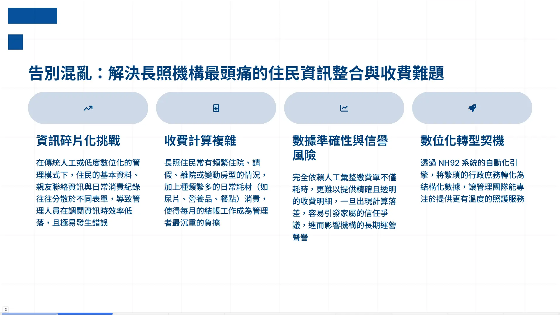 NH92護理院管理系統-長照機構住民資訊整合與收費難題-紙本文件管理困境